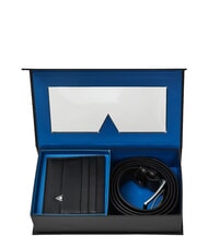 GAUD&Igrave; GIFT BOX Zestaw z paskiem i uchwytem na karty CZARNY - Paski - 3