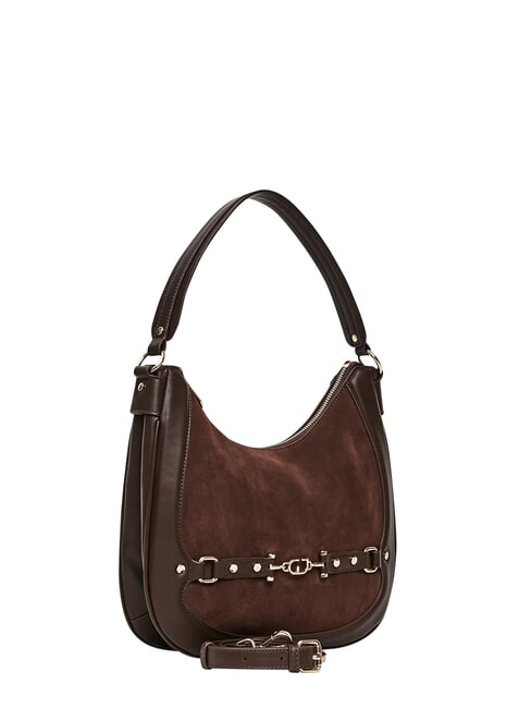 NEW DIAZ LEATHER Torba na ramię, sk&oacute;ra mieszana kawa - Torby damskie