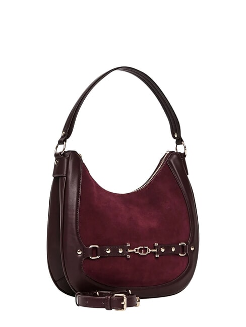 NEW DIAZ LEATHER Torba na ramię, sk&oacute;ra mieszana wino - Torby damskie