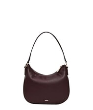 GAUD&Igrave; NEW DIAZ LEATHER Mała torba typu hobo, torba na ramię wino - Torby damskie - 2