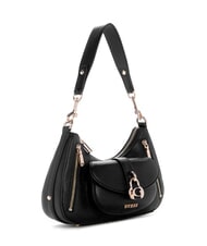 GUESS JESSA Torba na ramię typu hobo CZARNY - Torby damskie - 2