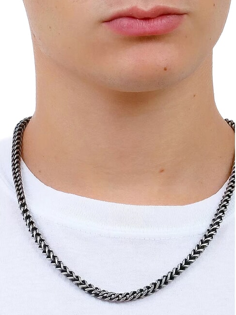 MY CHAINS Naszyjnik ze stali platerowanej św. - Naszyjniki