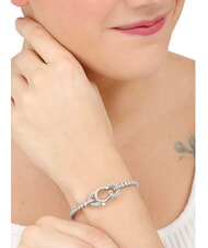 GUESS OH MY G Bransoletka srebrna, zawieszka z logo SREBRNY - Bransoletki damskie - 2
