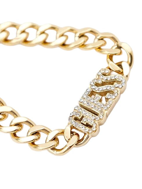 ARM PARTY Bransoletka z ż&oacute;łtego złota z logo Guess ż&oacute;łte złoto - Bransoletki damskie