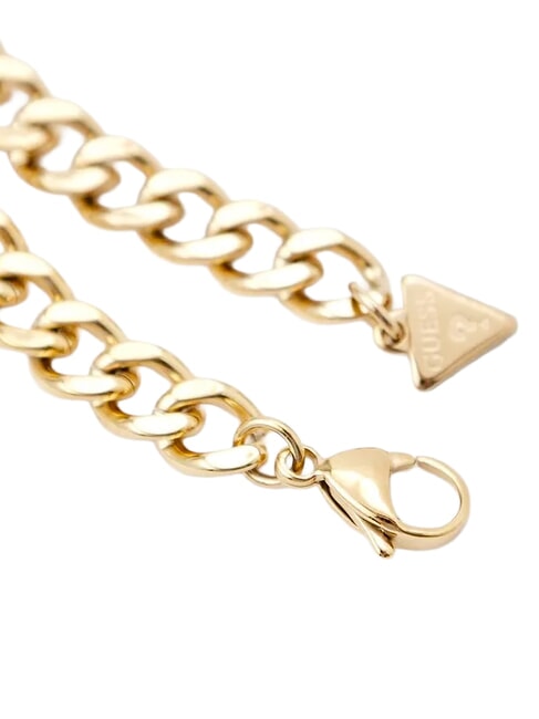 ARM PARTY Bransoletka z ż&oacute;łtego złota z logo Guess ż&oacute;łte złoto - Bransoletki damskie