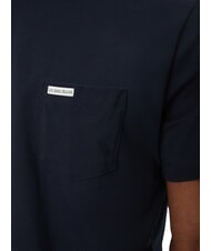 GUESS JEANS REGULAR LOGO Koszulka bawełniana odważny ocean - Koszulki męskie - 3