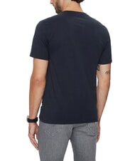 GUESS JEANS LOGO EMBRO Koszulka bawełniana odważny ocean - Koszulki męskie - 2
