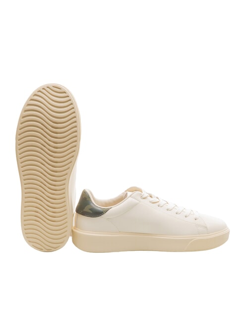 BUCK Adidasy biały/wojskowy - Buty męskie