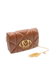 LOVE MOSCHINO EMBOSSED Mała torba na ramię brązowy - Torby damskie - 2