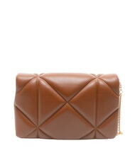 LOVE MOSCHINO EMBOSSED Mała torba na ramię brązowy - Torby damskie - 4