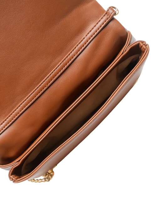 EMBOSSED Mała torba na ramię brązowy - Torby damskie
