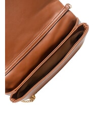 LOVE MOSCHINO EMBOSSED Mała torba na ramię brązowy - Torby damskie - 5