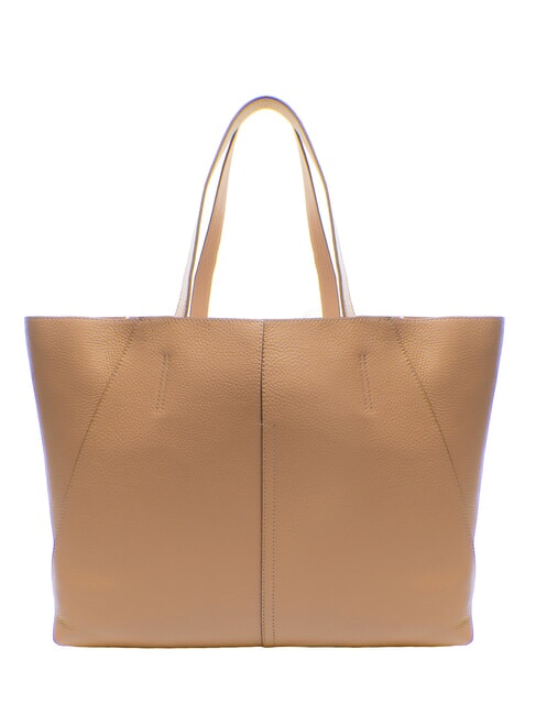 MAYA Sk&oacute;rzany shopper glina - Torby damskie