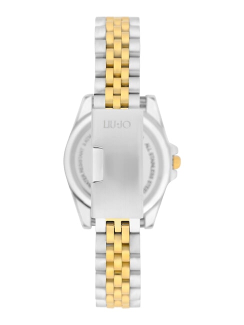 COMPANY LADY Zegarek z mechanizmem Seiko VJ12 srebro/złoto - Zegary
