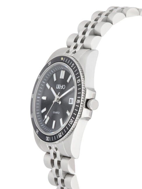 COMPANY LADY Zegarek z trzema wskaz&oacute;wkami i mechanizmem Seiko VJ12 srebrny - Zegary