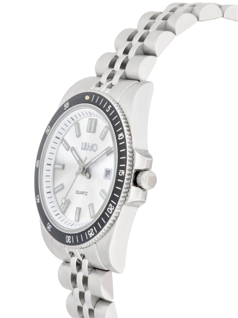 COMPANY LADY Zegarek z trzema wskaz&oacute;wkami i mechanizmem Seiko VJ12 srebrny - Zegary