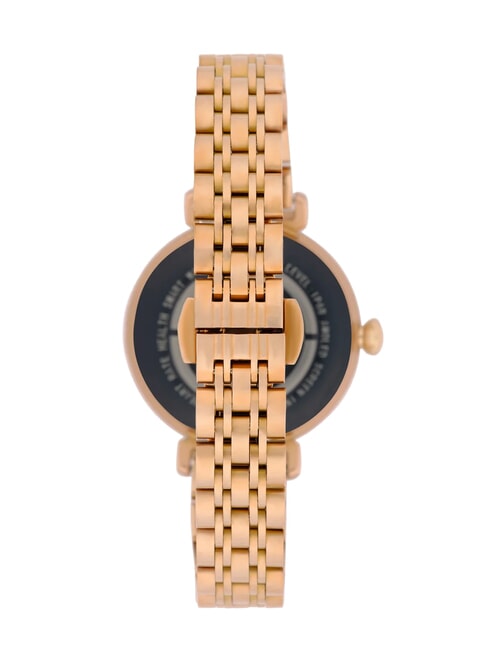 GLAM Zegarek, smartwatch z obudową ze stopu cynku i stali r&oacute;żowe złoto - Zegary