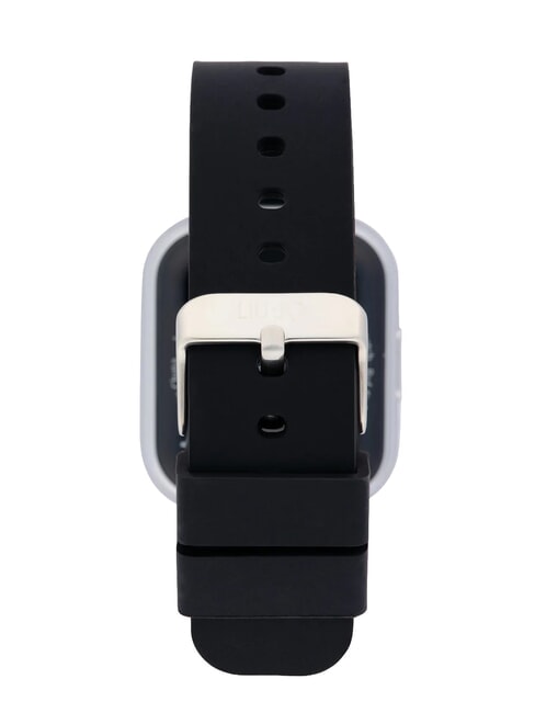 VOICE MINI Zegarek, smartwatch z obudową silikonową i stalową srebrny - Zegary
