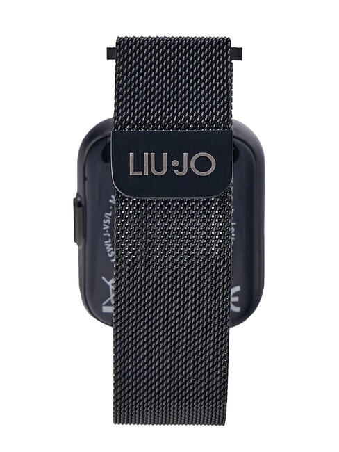 VOICE SLIM LUXURY Zegarek, smartwatch ze stopu aluminium ze złotym wykończeniem czarny - Zegary