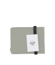 HERSCHEL ROY Portfel trawa morska/biały ścieg - Portfele męskie - 3