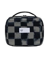 HERSCHEL POP QUIZ Torba termiczna na lunch czarny szablon checker - Torby i akcesoria dla dzieci - 2