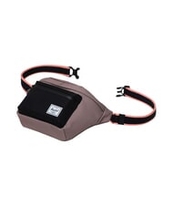 HERSCHEL POP QUIZ Torba biodrowa z kieszenią szaro-szary/czarny/r&oacute;ż muszlowy - Marsupium - 2