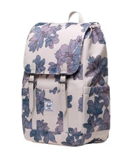 HERSCHEL RETREAT  Plecak na laptopa 14" kwiatowe fale w kształcie promieni księżyca - Plecaki szkolne i rekreacyjne - 2