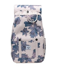 HERSCHEL RETREAT  Plecak na laptopa 14" kwiatowe fale w kształcie promieni księżyca - Plecaki szkolne i rekreacyjne - 4