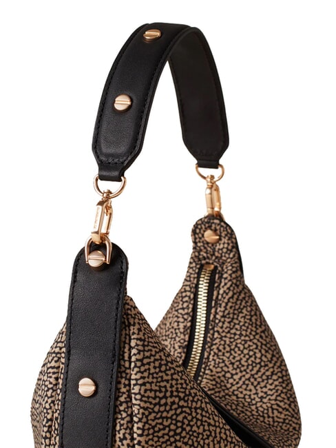 FRAME Torba typu hobo, mini, torba na ramię OP/NATURALNY/CZARNY - Torby damskie