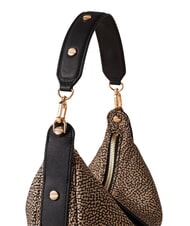 BORBONESE FRAME Torba typu hobo, mini, torba na ramię OP/NATURALNY/CZARNY - Torby damskie - 5