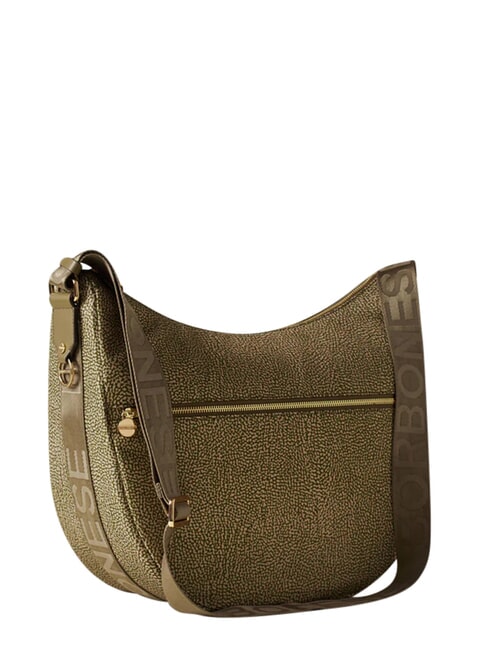 LUNA BAG MEDIUM Torba na ramię oliwka - Torby damskie