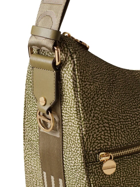 LUNA BAG MEDIUM Torba na ramię oliwka - Torby damskie