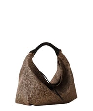 BORBONESE PLIE Torba na ramię typu hobo OP/NATURALNY/CZARNY - Torby damskie - 3