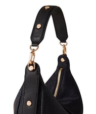 BORBONESE FRAME Torba typu hobo, mini, torba na ramię ciemny czarny - Torby damskie - 5