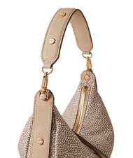 BORBONESE FRAME Torba typu hobo, mini, torba na ramię piasek - Torby damskie - 5