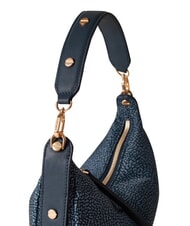 BORBONESE FRAME Torba typu hobo, mini, torba na ramię niebieski lapis - Torby damskie - 4