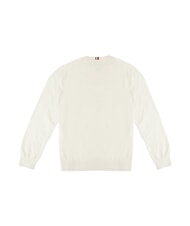 TOMMY HILFIGER 1985 CREW Bluza z mieszanki bawełny kość słoniowa - Koszulki męskie - 3
