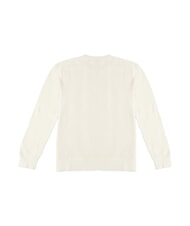 TOMMY HILFIGER TH Sweter z okrągłym dekoltem w kształcie plastra miodu kość słoniowa - Koszulki męskie - 3