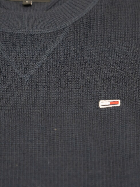 TH JEANS Sweter z okrągłym dekoltem ciemna noc granatowa - Koszulki męskie