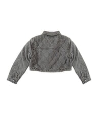 TOMMY HILFIGER TH KIDS Kurtka dziewczęca wyprane na czarno - Kurtki dziecięce - 3