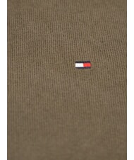 TOMMY HILFIGER PIMA Sweter z mieszanki kaszmiru i okrągłym dekoltem zieleń wojskowa - Koszulki męskie - 2