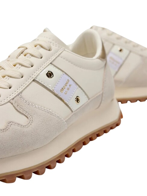 MILLEN  Adidasy krem - Buty damskie