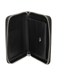 BLAUER PADDED Portfel z brokatem CZARNY - Portfele damskie - 3