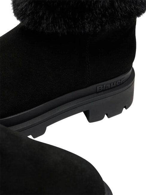 KIMMEL Sk&oacute;rzane buty zimowe CZARNY - Buty damskie