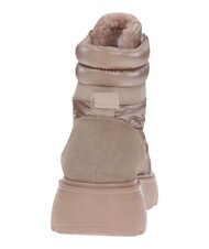BLAUER BLANCA Sk&oacute;rzane płazy beżowy - Buty damskie - 3