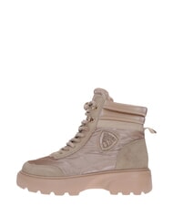 BLAUER BLANCA Sk&oacute;rzane płazy beżowy - Buty damskie - 4