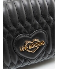 LOVE MOSCHINO BUBBLY LOVE Mała torba na ramię Czarny - Torby damskie - 3