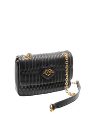 LOVE MOSCHINO BUBBLY LOVE Mała torebka na ramię / torba na ramię Czarny - Torby damskie - 2