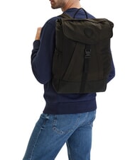 BLAUER DIAGONAL Plecak unisex CZARNY - Plecaki szkolne i rekreacyjne - 6