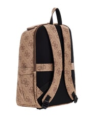 GUESS BERTA Plecak wielokieszeniowy, pod siedzenie 45 cm logo mleka/brązowy - Torby damskie - 4
